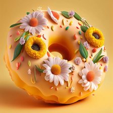 Схема вышивки «Пончик»