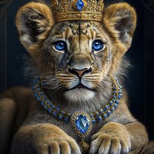 Схема вышивки «Маленький царь»