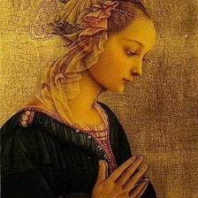 Схема вышивки «мадонна»