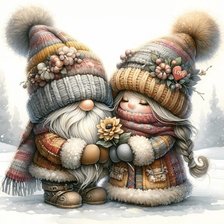 Схема вышивки «Гномики»