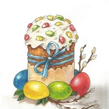 Схема вышивки «Пасха»