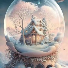 Схема вышивки «Зима»