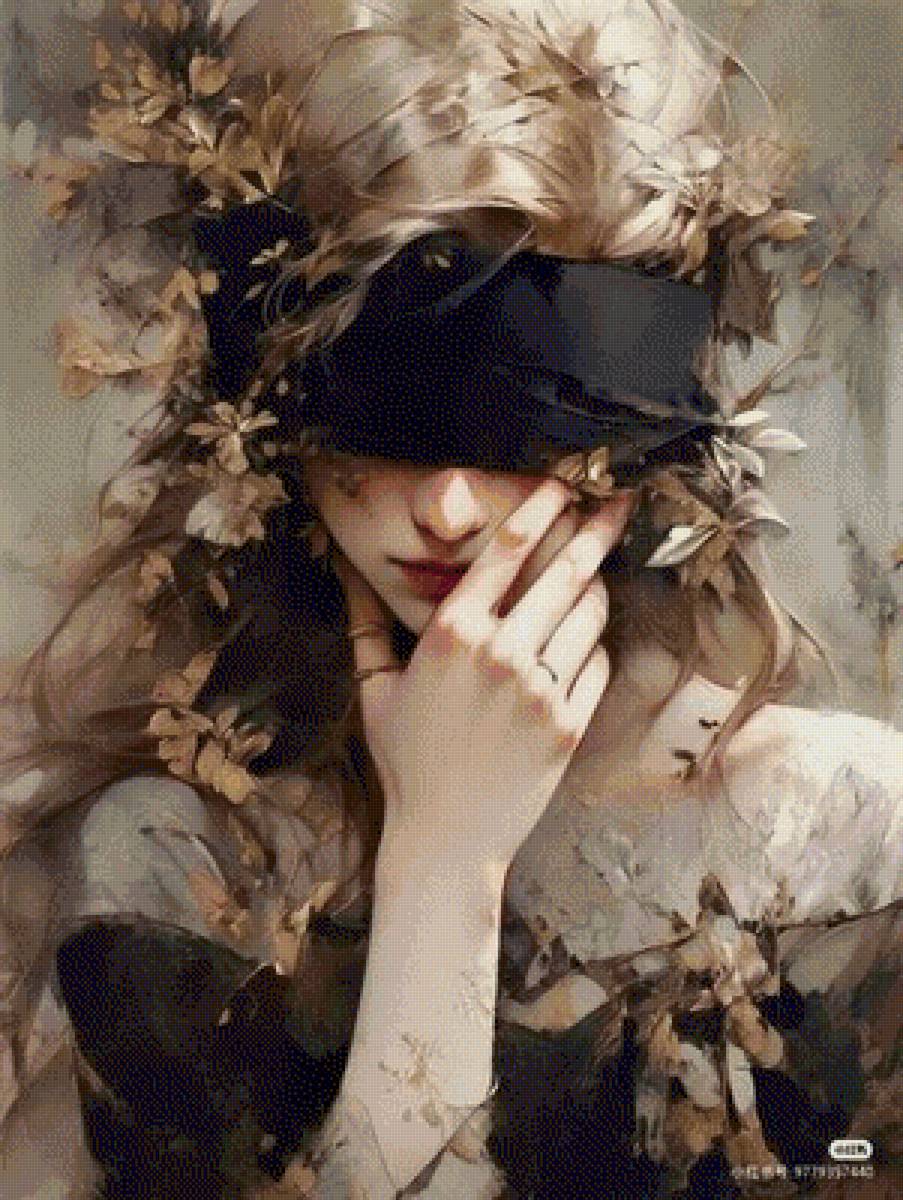 Повязка - повязка, девушка - предпросмотр