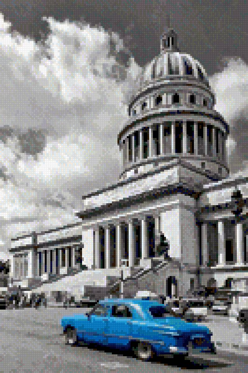 Машина - синяя машина - предпросмотр