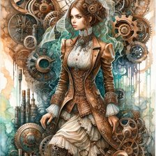 Схема вышивки «Стимпанк 1»