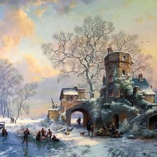 Схема вышивки «ГОЛЛАНДСКИЕ ПЕЙЗАЖИ»