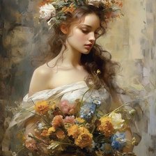 Схема вышивки «Портрет»