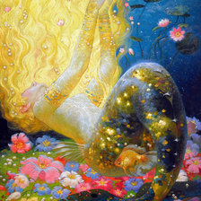 Схема вышивки «Русалка»