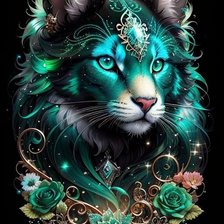 Схема вышивки «6»