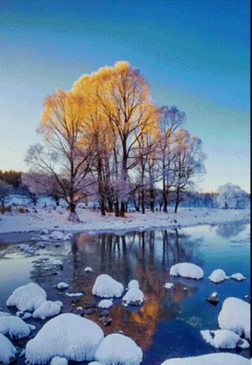 ЗИМА - природа, зима - предпросмотр