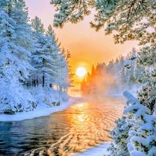 Схема вышивки «ЗИМА»