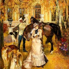 Схема вышивки «Старинная усадьба»