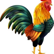 Схема вышивки «Петушок»