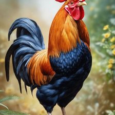 Схема вышивки «Петушок»