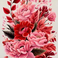 Схема вышивки «цветы»