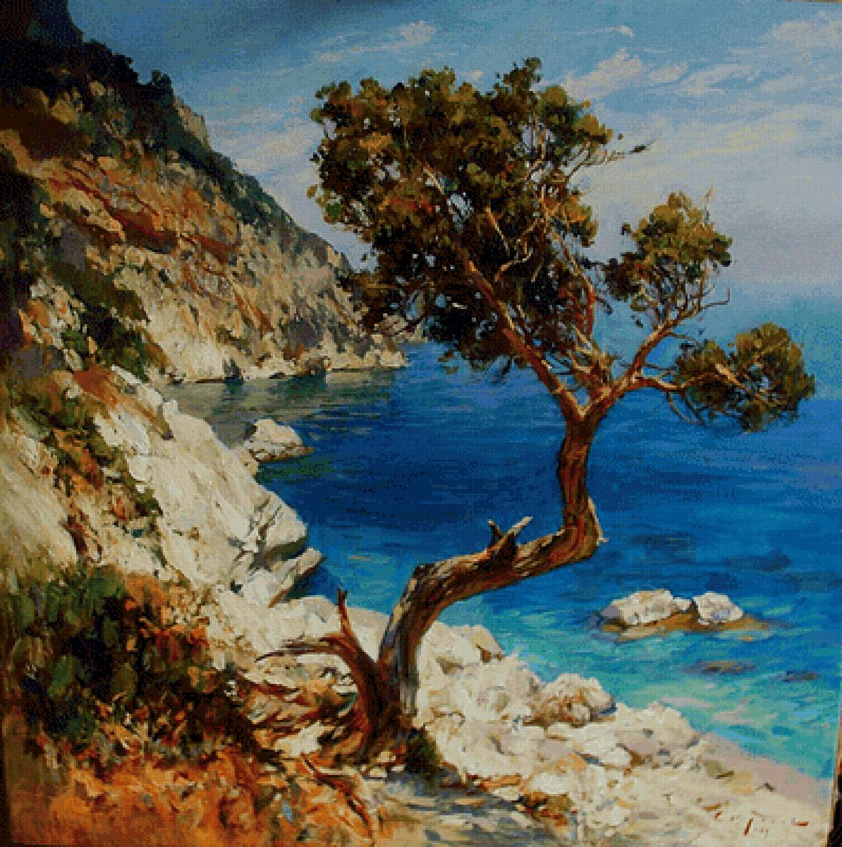 Крым. Сергей Свиридов - русские художники - предпросмотр