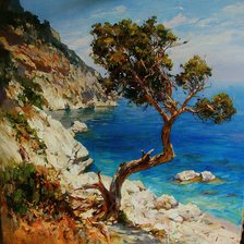 Схема вышивки «Крым. Сергей Свиридов»