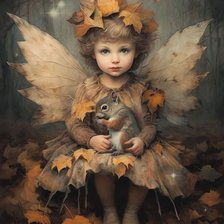 Схема вышивки «Fizzy Squirrel»