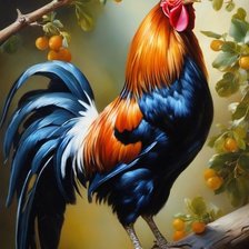 Схема вышивки «Петух»