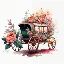 Схема вышивки «Карета»