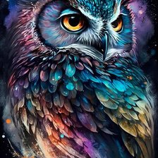 Схема вышивки «Сова»