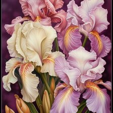 Схема вышивки «Цветы»