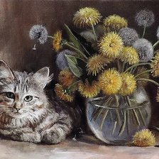 Схема вышивки «Натюрморт. Ольга Воробьёва»