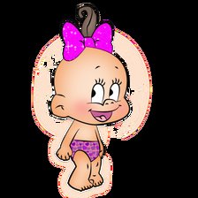 Схема вышивки «Метрика для девочки»