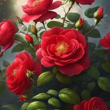 Схема вышивки «Розы»