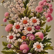 Схема вышивки «Букет»