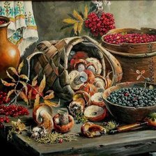 Схема вышивки «дары осени»