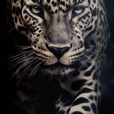 Схема вышивки «Леопард»