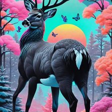 Схема вышивки «Животные»