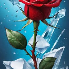 Схема вышивки «Роза»