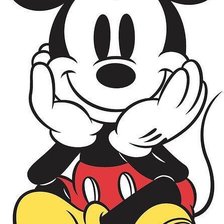 Схема вышивки «Микки Маус»