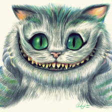 Схема вышивки «Чешир»