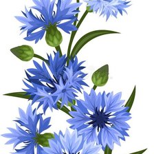 Схема вышивки «Васильки»