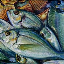 Схема вышивки «рыба»