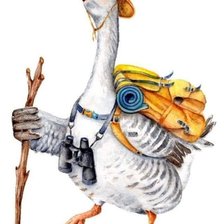 Схема вышивки «путешественник»