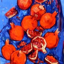 Схема вышивки «Гранаты»