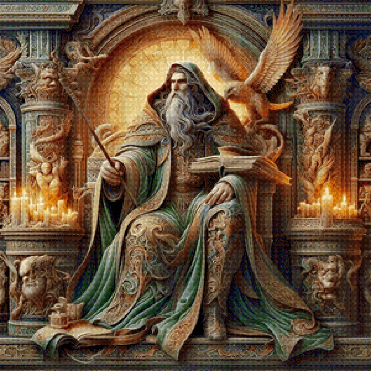 Gardianul Bibliotecii - arta digitala - предпросмотр