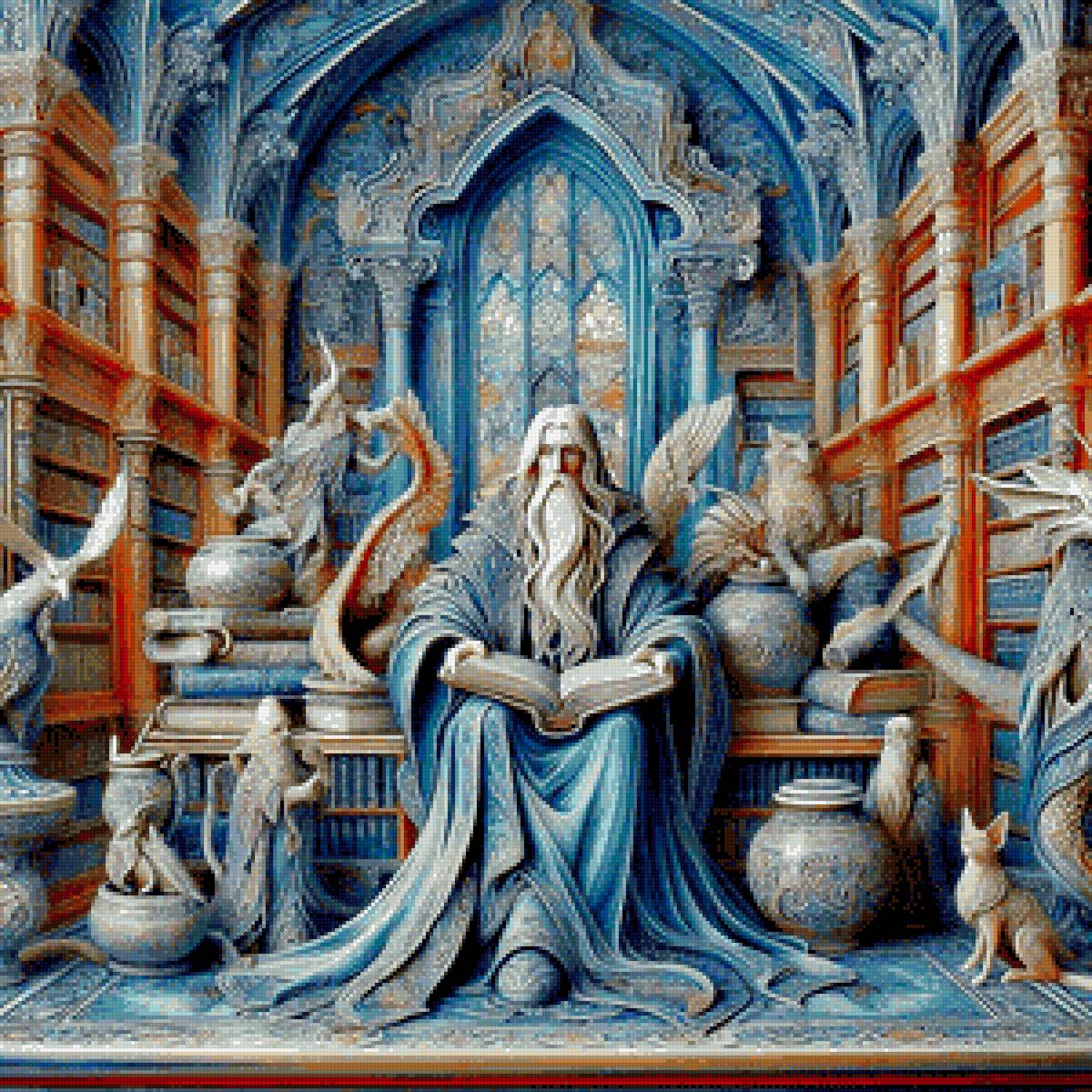 Gardianul Bibliotecii - arta digitala - предпросмотр