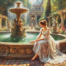 Схема вышивки «Fantana»