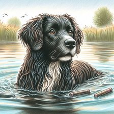 Схема вышивки «Водные процедуры»