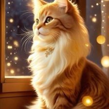 Схема вышивки «Киска»