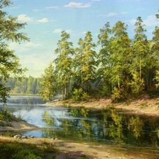 Схема вышивки «тихая заводь»