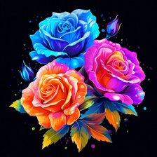 Схема вышивки «Цветы»