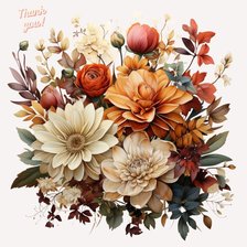 Схема вышивки «цветы»