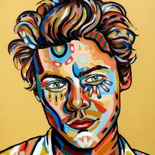 Схема вышивки «Мужчина»