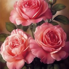 Схема вышивки «розы»